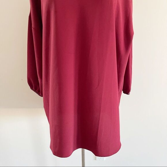 Hatch Maroon Maternity Blouse Top Small - Picture 3 of 9